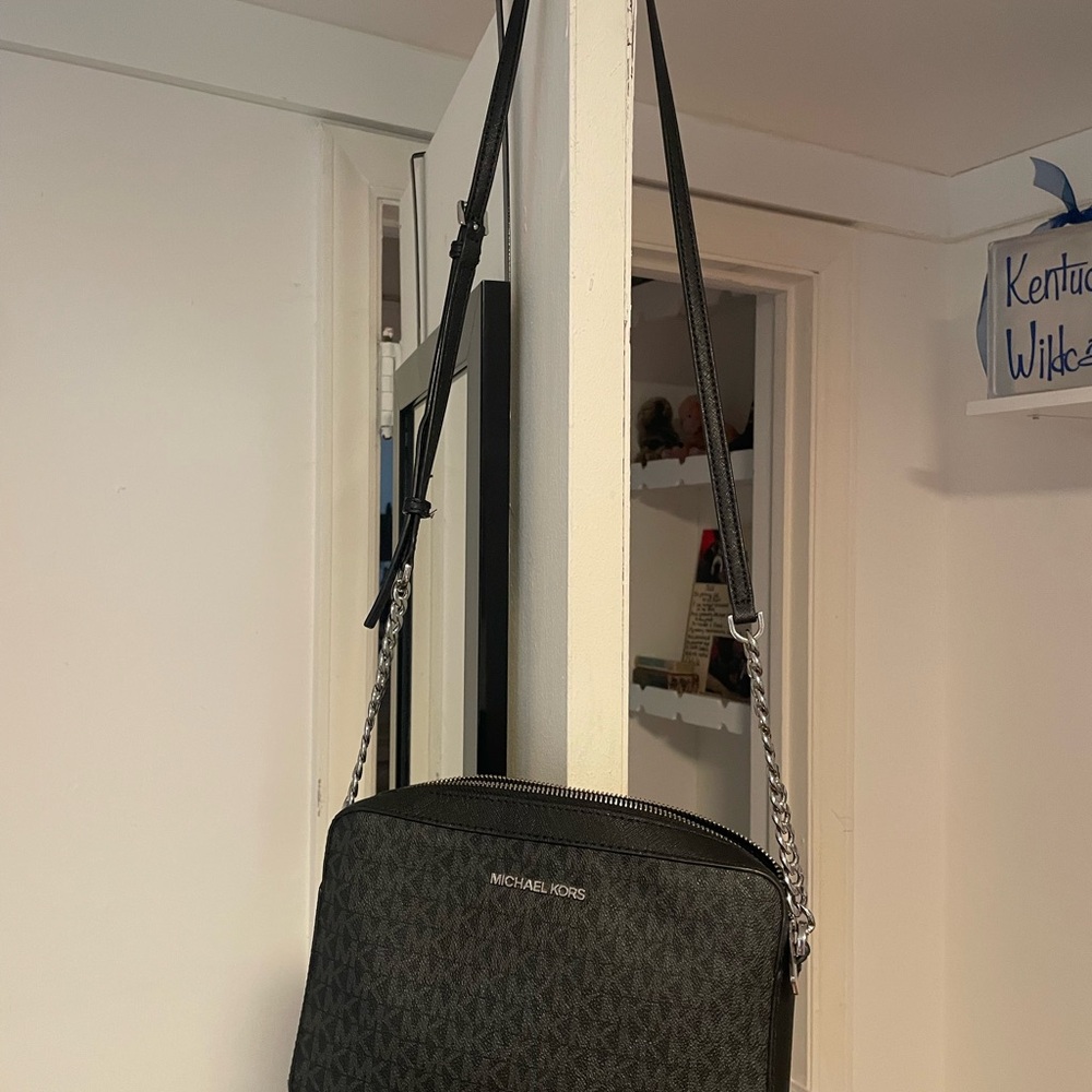 Michael Kors Dark Gray Messenger Bag